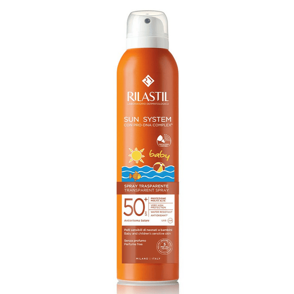 Rilastil Sun System Baby Spray Solare Trasparente SPF 50+ Protezione Bambini 200 ml — confronto prezzi