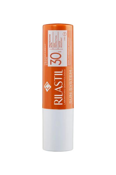 Rilastil Sun System Stick Trasparente SPF 30 Zone Sensibili Viso 4 ml