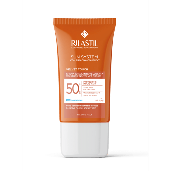 Rilastil Sun System Crema Solare Vellutata Viso SPF50+ 50 ml — confronto prezzi