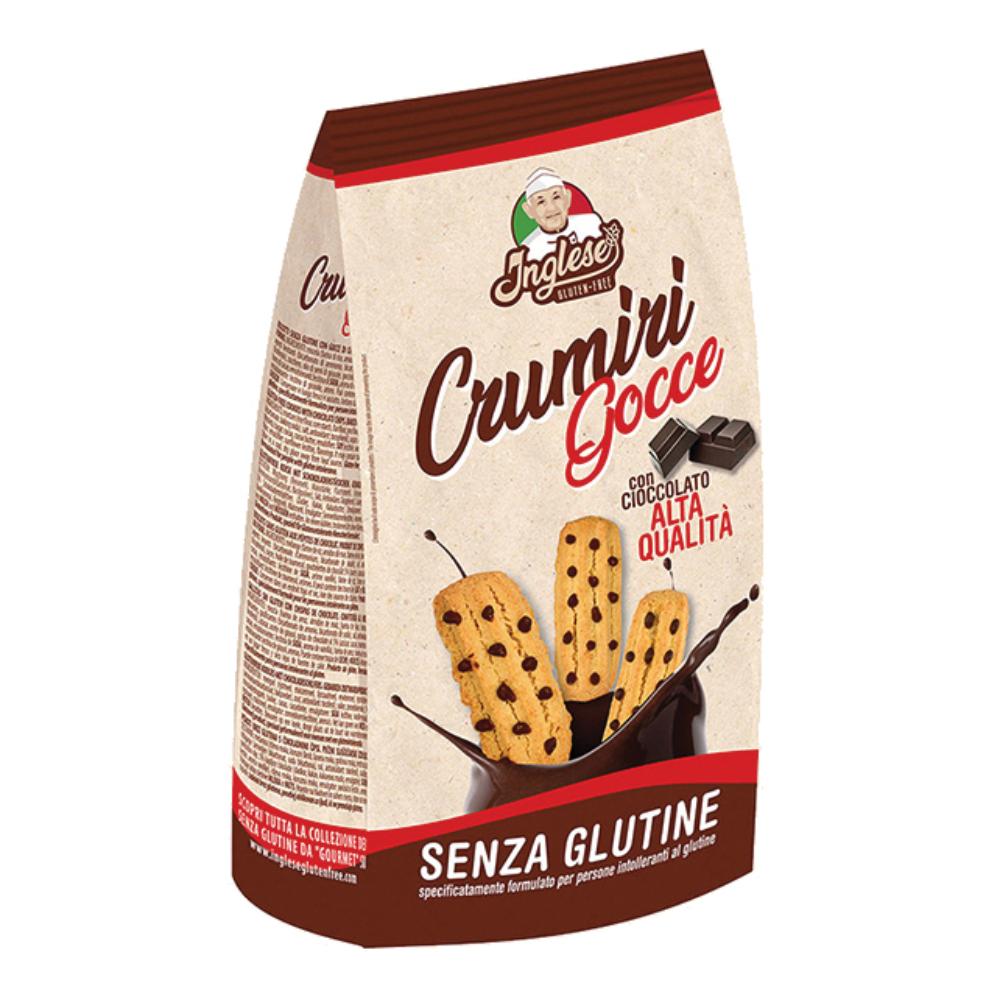 Crumiri senza glutine con gocce di cioccolato - Inglese 300 g
