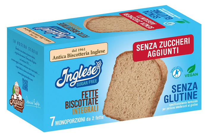 Gaia Inglese Fette Biscotti Integrali Senza Zuccheri Aggiunti Promo 200 G