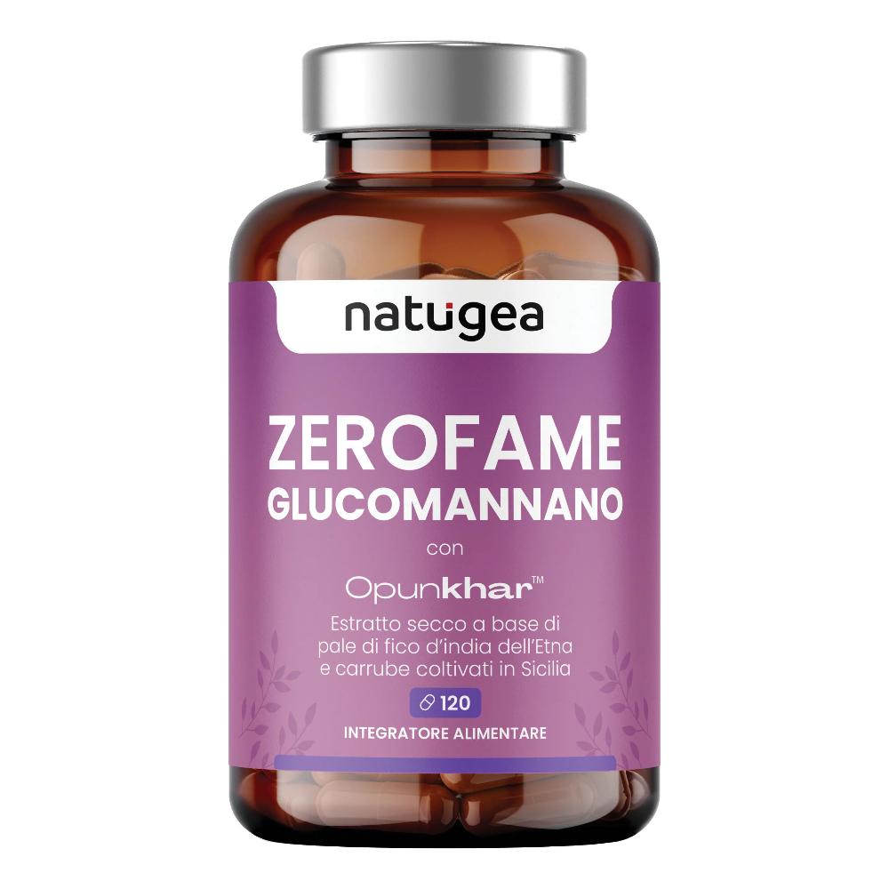 Glucomannano forte ZEROFAME per il controllo della fame - natugea® 120 pz Compresse
