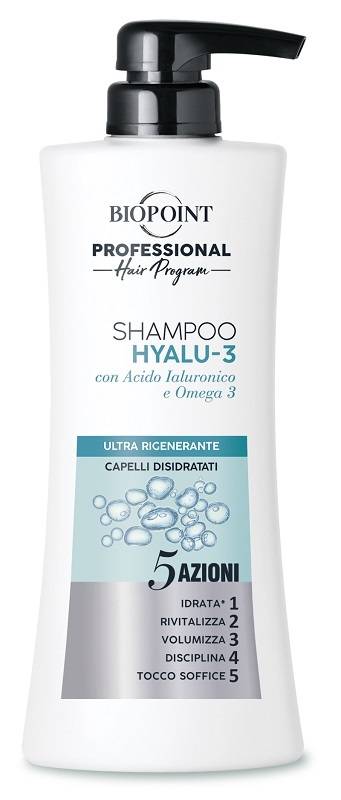 BIOPOINT - Hyalu-3 - shampoo per capelli secchi 400 ml