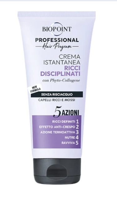 Biopoint 5 Azioni Crema Istantanea Per Ricci Disciplinati 200ml