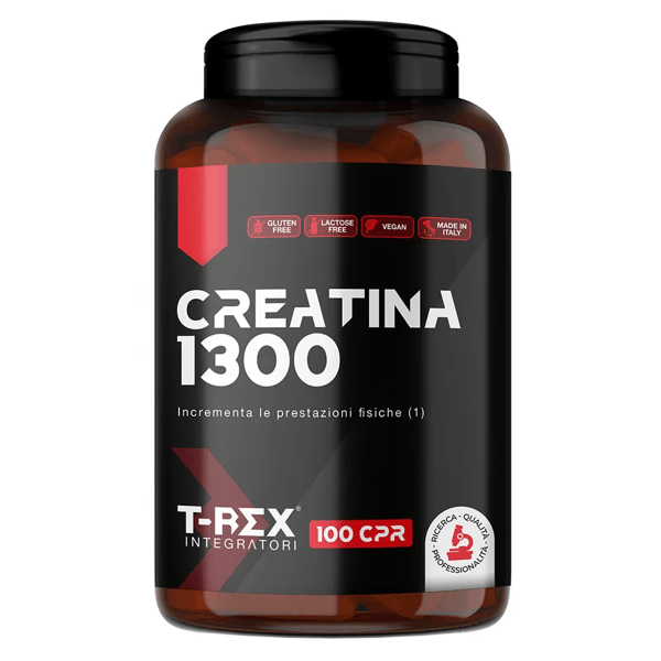 T-Rex Creatina Micronizzata Monoidrato Integratore per Sportivi, 100 Compresse — confronto prezzi