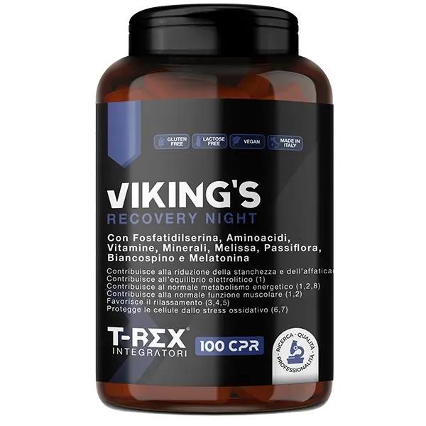 T-Rex Viking's Recovery Night Integratore Sonno Recupero 100 Compresse — confronto prezzi