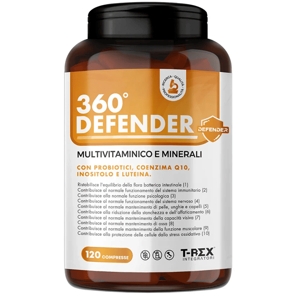 T Rex 360 Defender Integratore Multivitaminico e Multiminerale 120 Compresse