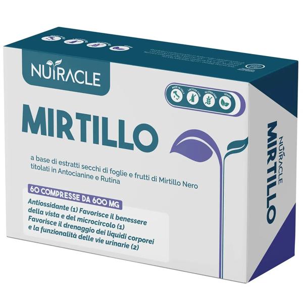 Nutracle Mirtillo Integratore Microcircolo e Drenaggio 60 Compresse