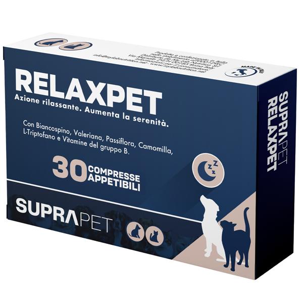 Suprapet RelaxPet Integratore Per il Rilassamento Cane e Gatto 30 compresse