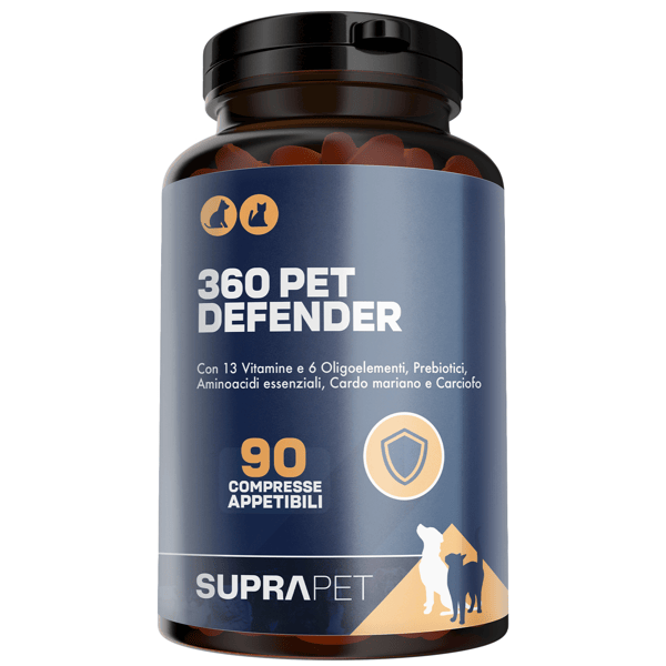 Suprapet 360° Pet Defender Integratore Multivitaminico Cane e Gatto 90 Compresse Appetibili