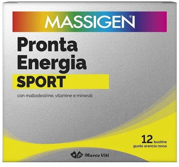 Massigen Sport Pronta Energia Integratore Energetico 12 Bustine