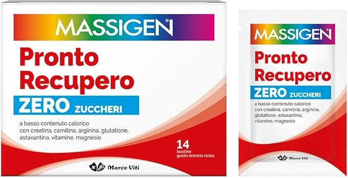 Pronto recupero massigen zero zucchero 14 bustine + 4 bustine