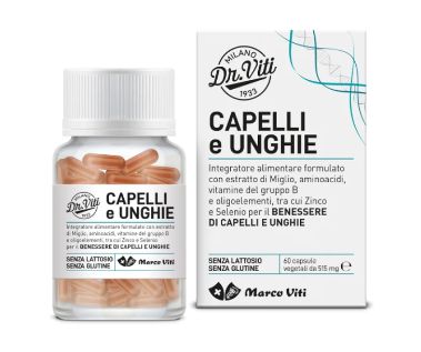 Marco Viti Capelli e Unghie Integratore Alimentare, 60 capsule