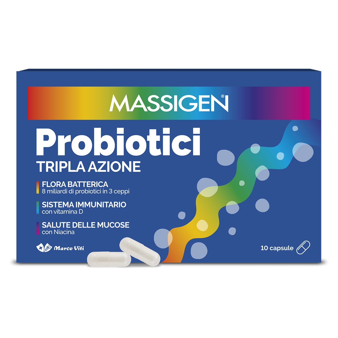 Massigen probiotici 10 capsule — confronto prezzi