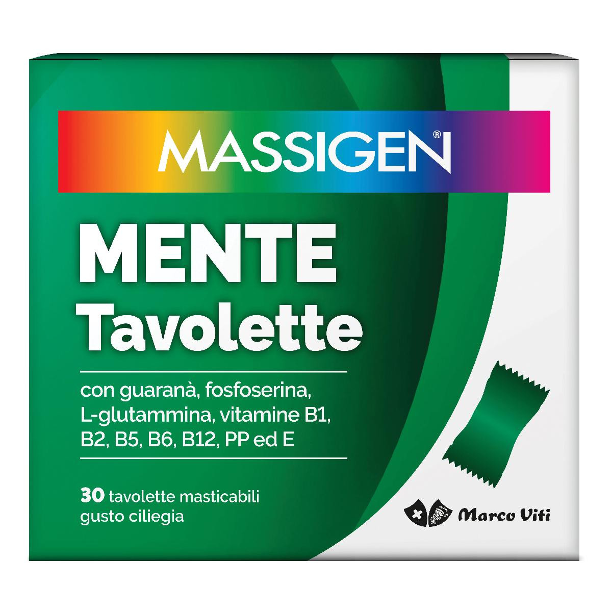 Massigen Mente Integratore Funzioni Intellettive, 30 Tavolette Masticabili — confronto prezzi