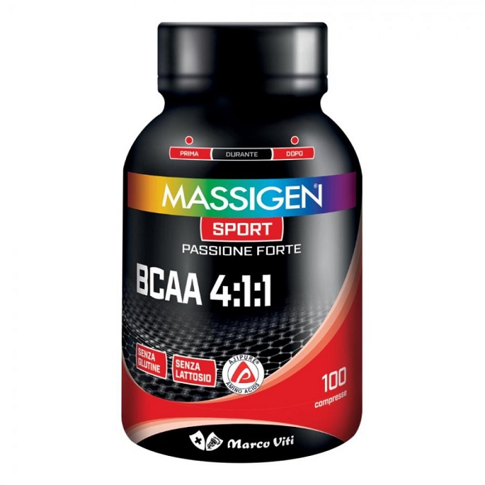 MASSIGEN SPORT BCAA 411 100CPR — confronto prezzi