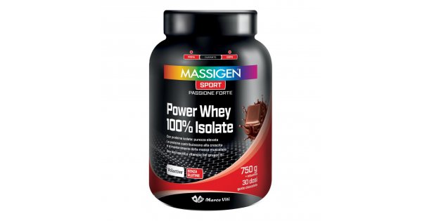 Massigen Sport Power Whey Isolate Cioccolato 750 g