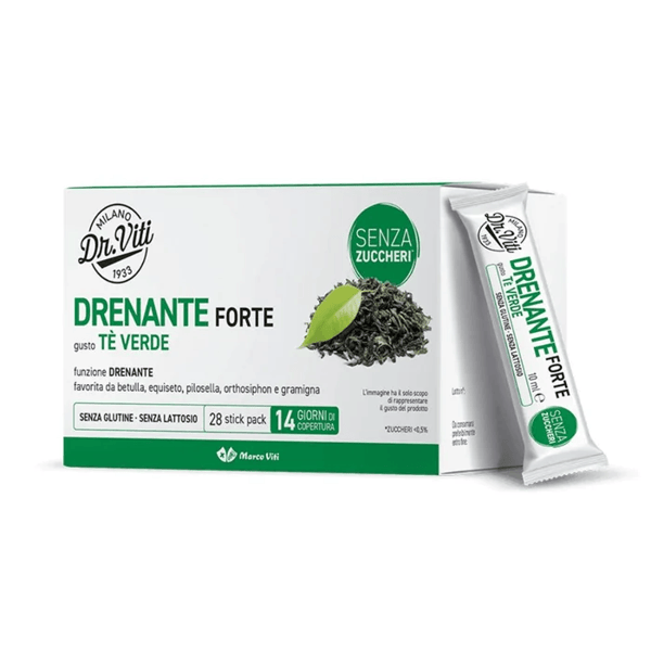 Dr. Viti Drenante Forte Integratore Drenante e Antiossidante 28 stick Gusto Tè Verde — confronto prezzi