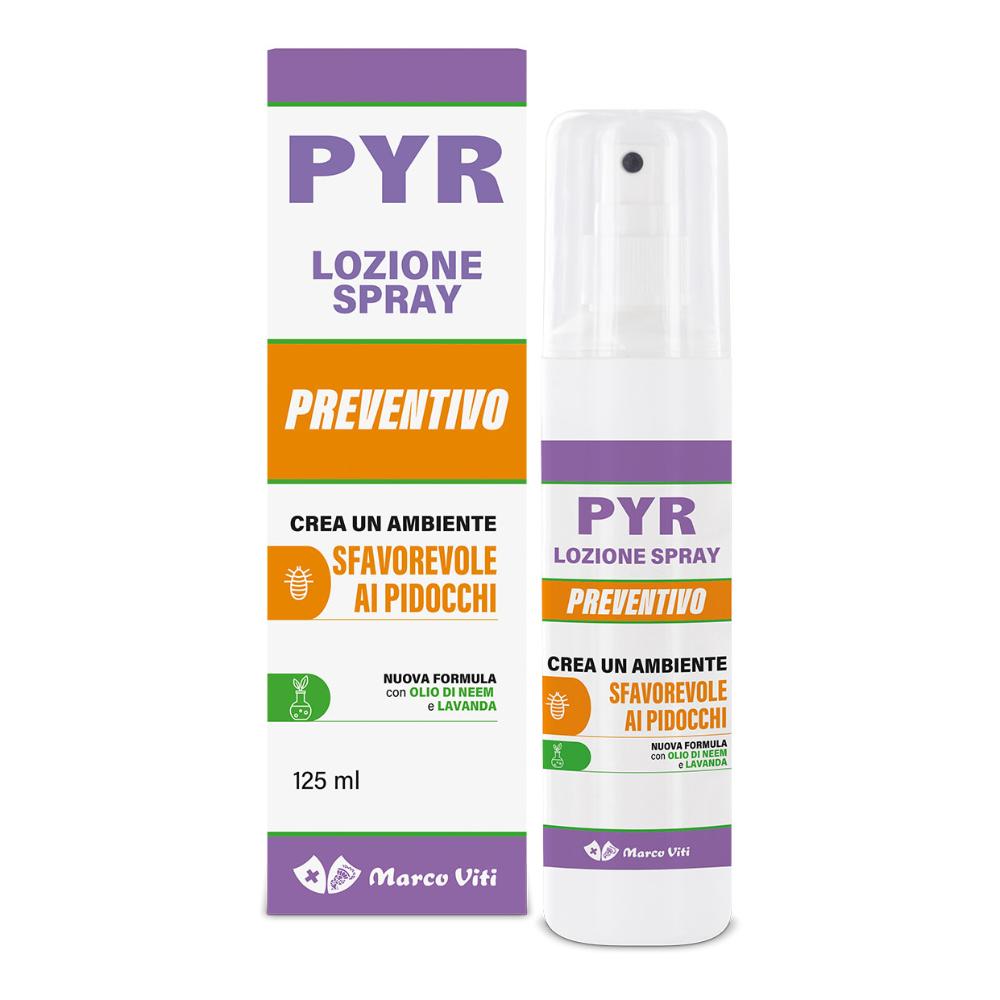Pyr Lozione Spray Preventivo Antipidocchi 125ml