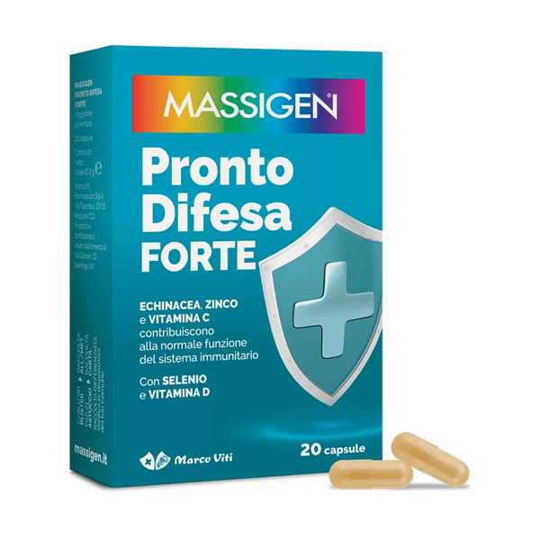 Massigen Pronto Difesa Forte 20 Capsule Integratore per Difese Immunitarie — confronto prezzi