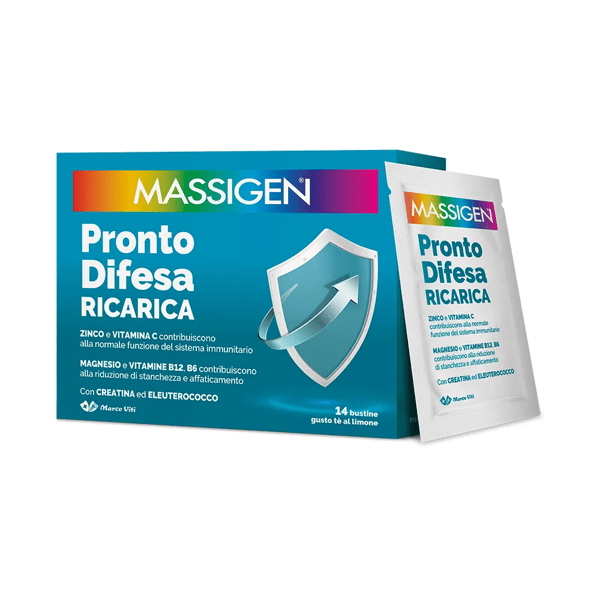 Massigen Pronto Difesa Ricarica 14 Bustine Integratore per Sistema Immunitario — confronto prezzi