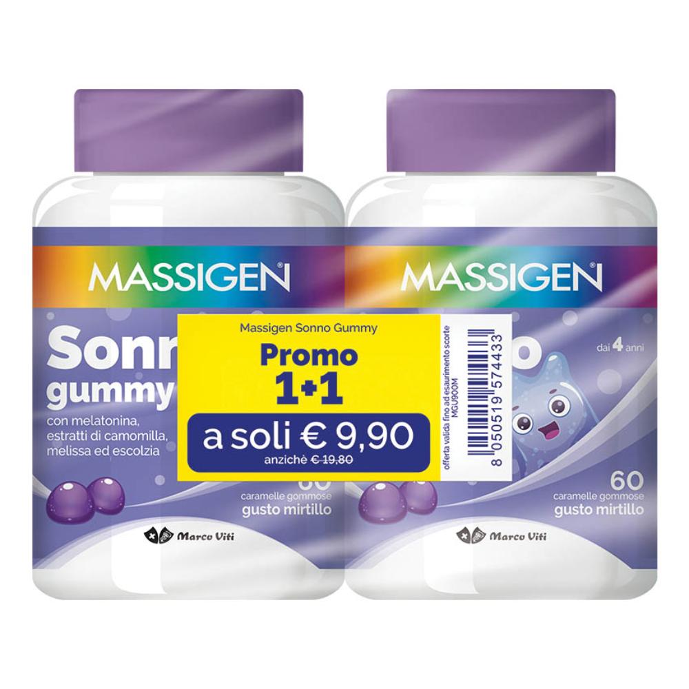 MASSIGEN SONNO GUMMY 60 CARAMELLE GOMMOSE 1+1 — confronto prezzi