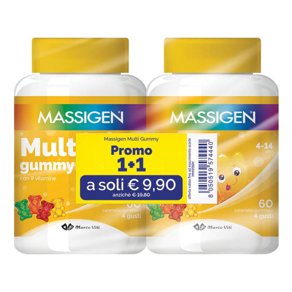 MASSIGEN MULTIGUMMY 60 CARAMELLE 1+1