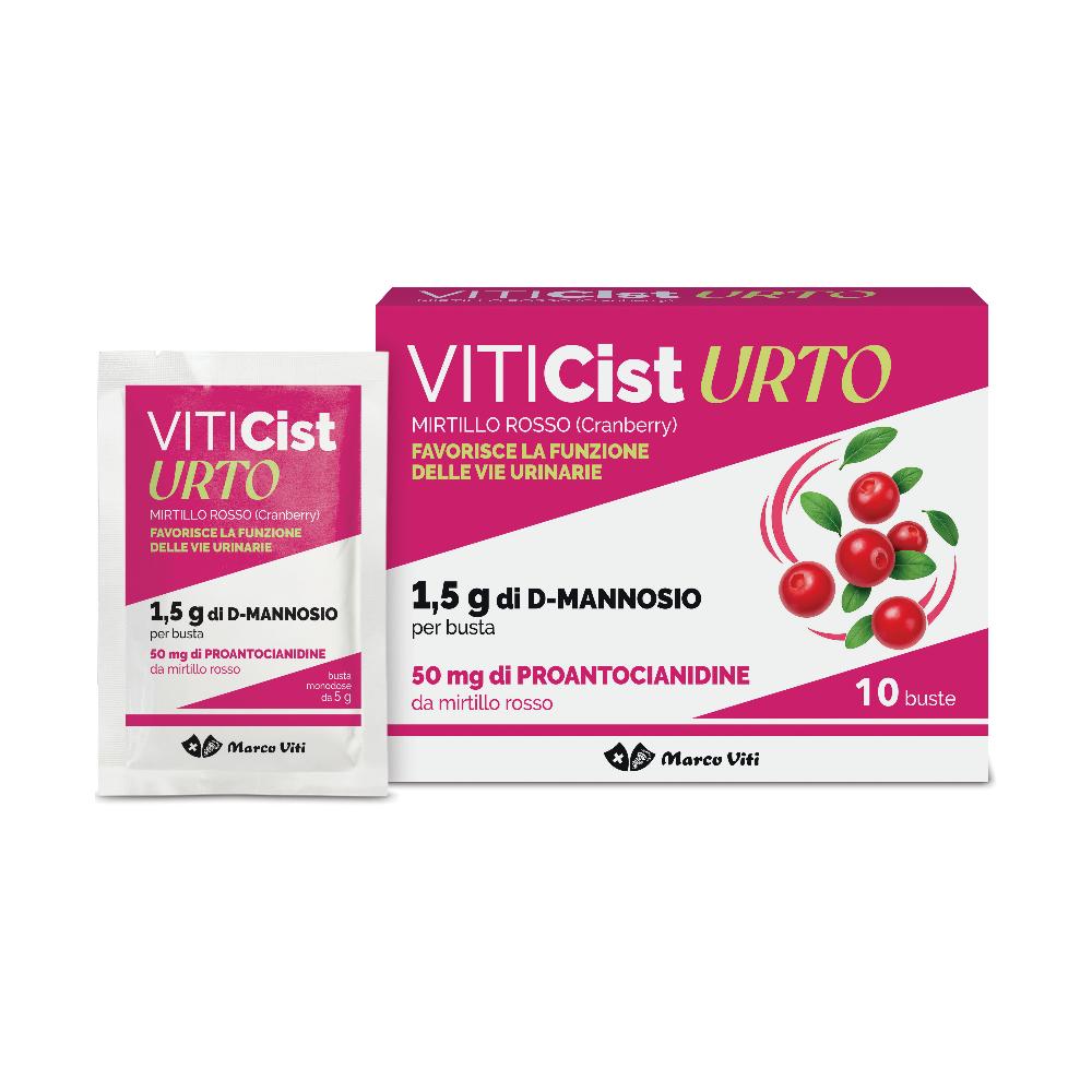 Marco Viti VitiCist Urto 10 Bustine Integratore per la Corretta Funzione delle Vie Urinarie — confronto prezzi