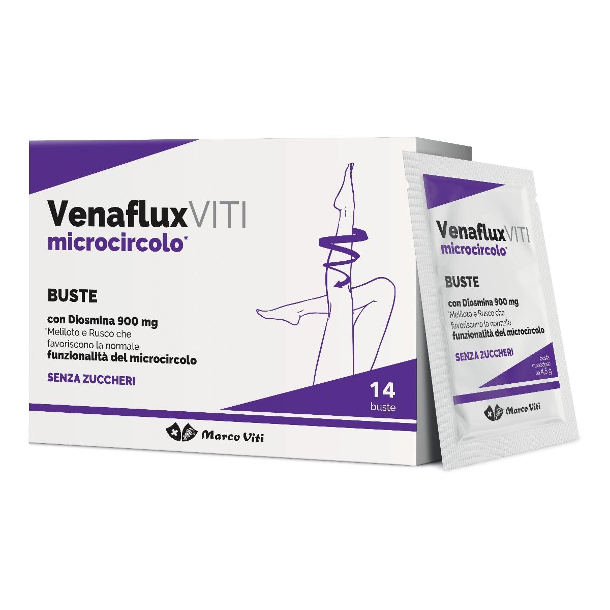 Venaflux Viti Microcircolo Bustine 63 g Compresse
