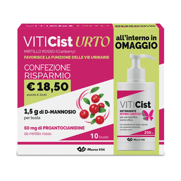 Marco Viti VitiCist Urto + Detergente Intimo Lenitivo 50 g Set