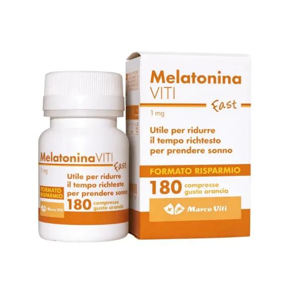Marco Viti Melatonina Fast Integratore Sonno Gusto Arancia 180 Compresse