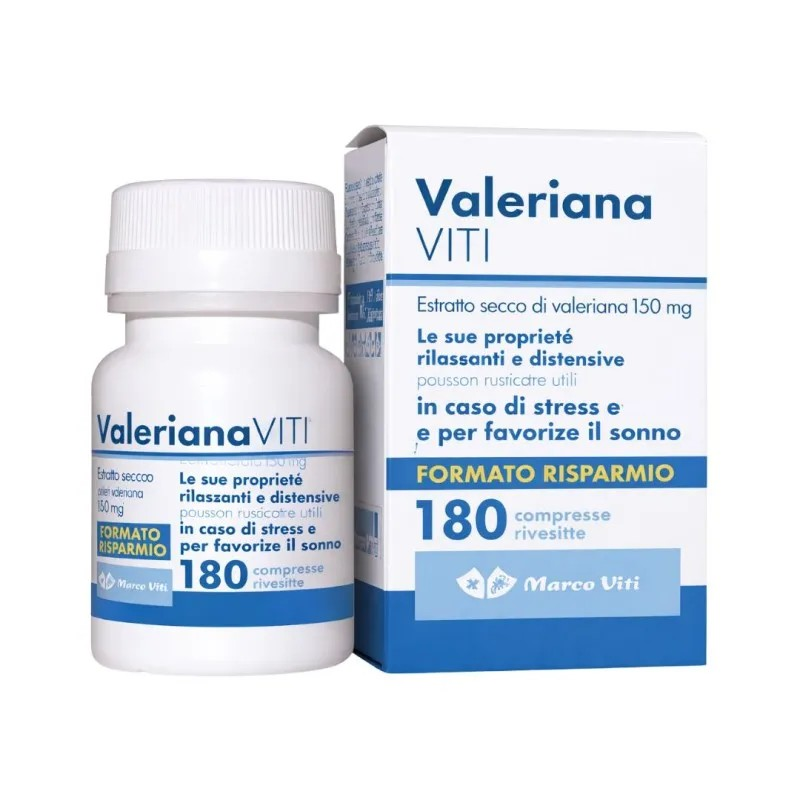 Marco Viti Valeriana Viti 180 compresse Integratore Rilassante Anti-Stress — confronto prezzi