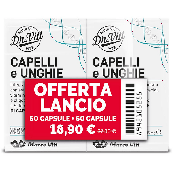 Dr. Viti Capelli e Unghie Bipack 60+60 Capsule BIPACCO — confronto prezzi