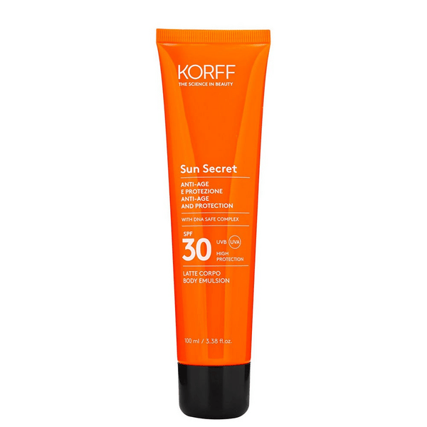 Korff Sun Secret Latte Solare Corpo SPF 30 Antiage 100 ml