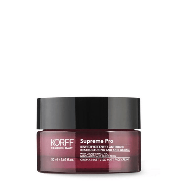 Korff Supreme Pro Crema Matt Viso Ristrutturante e Antirughe Per Pelle Mista 50 ml