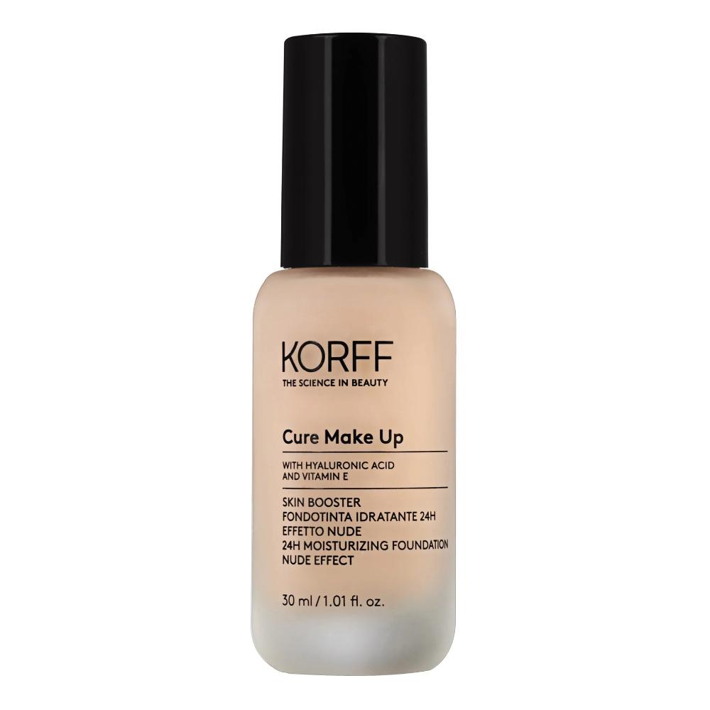 Korff Cure Make Up - Skin Booster Fondotinta Idratante 24H Effetto Nude 04, 30ml