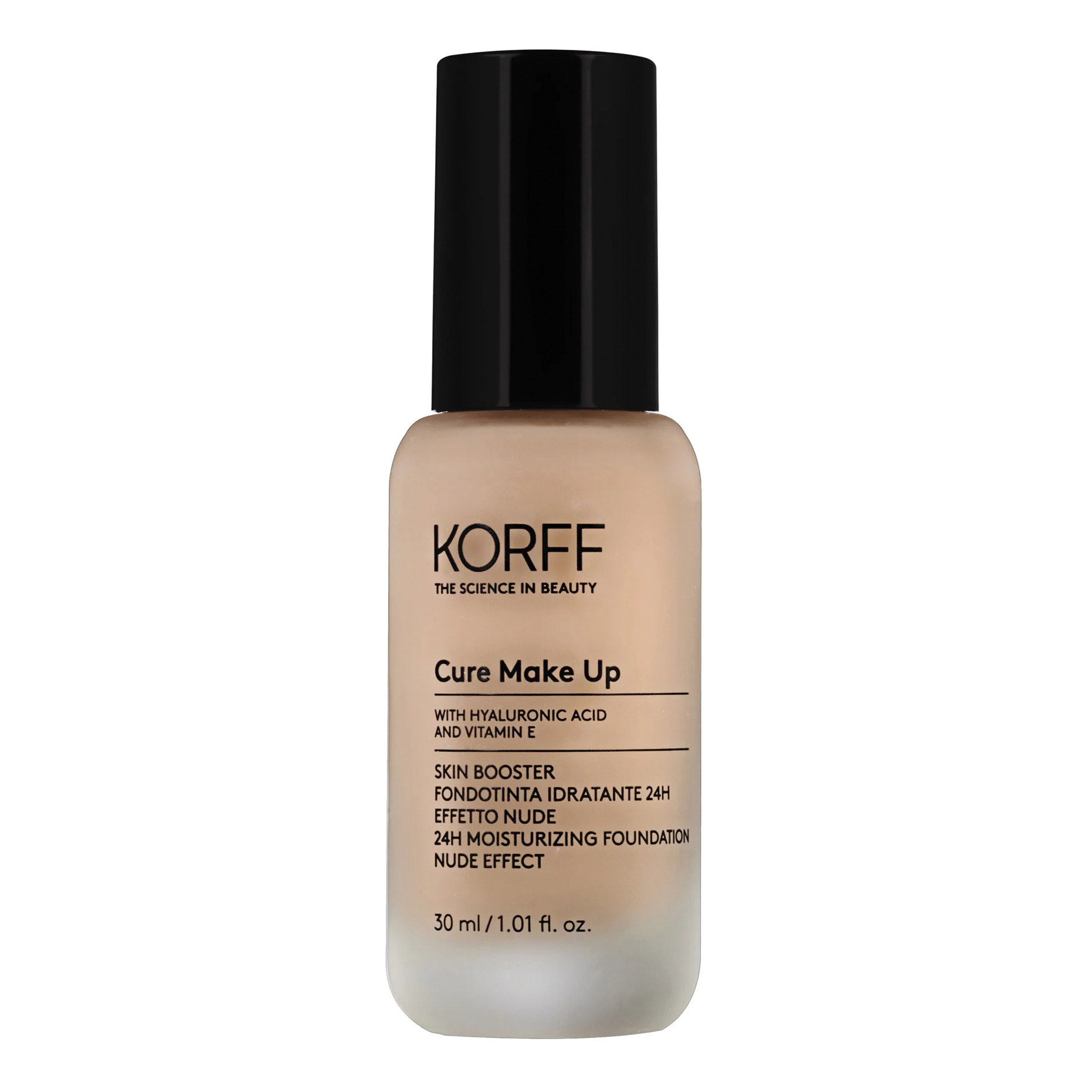Korff Cure Make Up - Skin Booster Fondotinta Idratante 24H Effetto Nude 06, 30ml