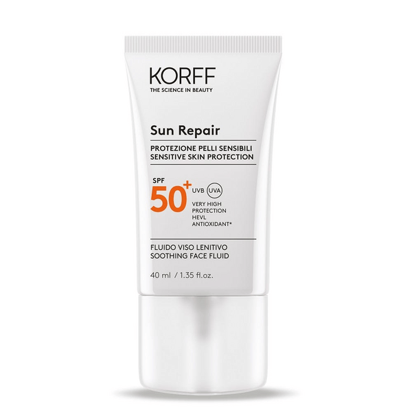 Korff Sun Repair Fluido Viso Lenitivo SPF 50+ Protezione Molto Alta 25 ml
