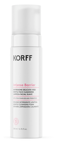 Korff Intense Barrier Mousse Detergente Viso 200 ml