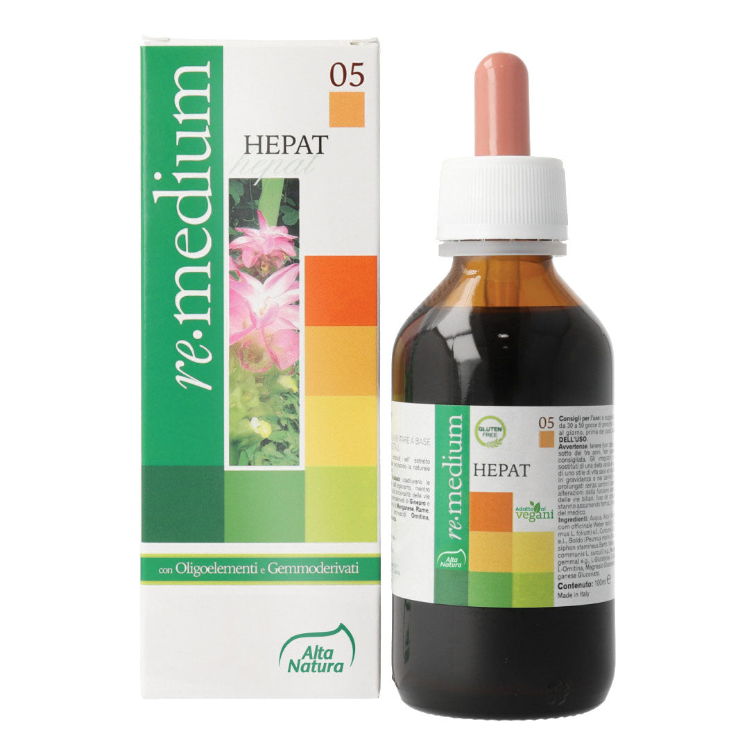 Alta Natura Remedium 05 Hepat Gocce Integratore Sostegno Funzionalità Epatica e Digestiva, 100ml — confronto prezzi