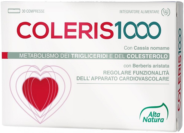 Alta Natura Coleris 1000 Integratore Alimentare Colesterolo, 30 compresse — confronto prezzi