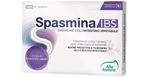 Alta Natura Spasmina IBS Dispositivo Medico, 60 Compresse Rivestite — confronto prezzi