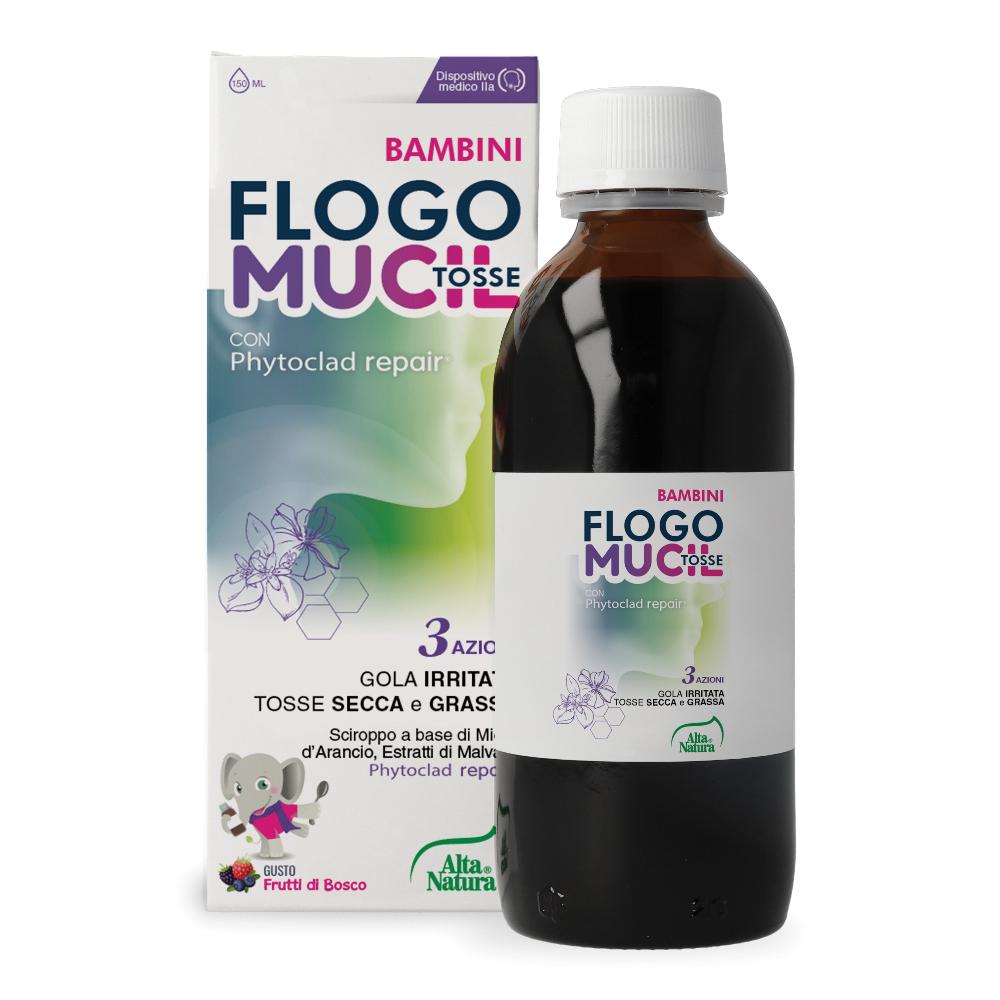 Alta Natura Flogomucil Tosse Bambini Dispositivo Medico, 150ml
