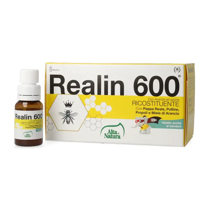 Realin 600 Con Acerola Integratore Ad Azione Ricostituente 10 Fiale