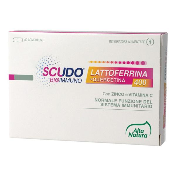 Scudo Lattoferrina+Quercetina 400 Integratore per Sistema Immunitario 30 Compresse — confronto prezzi