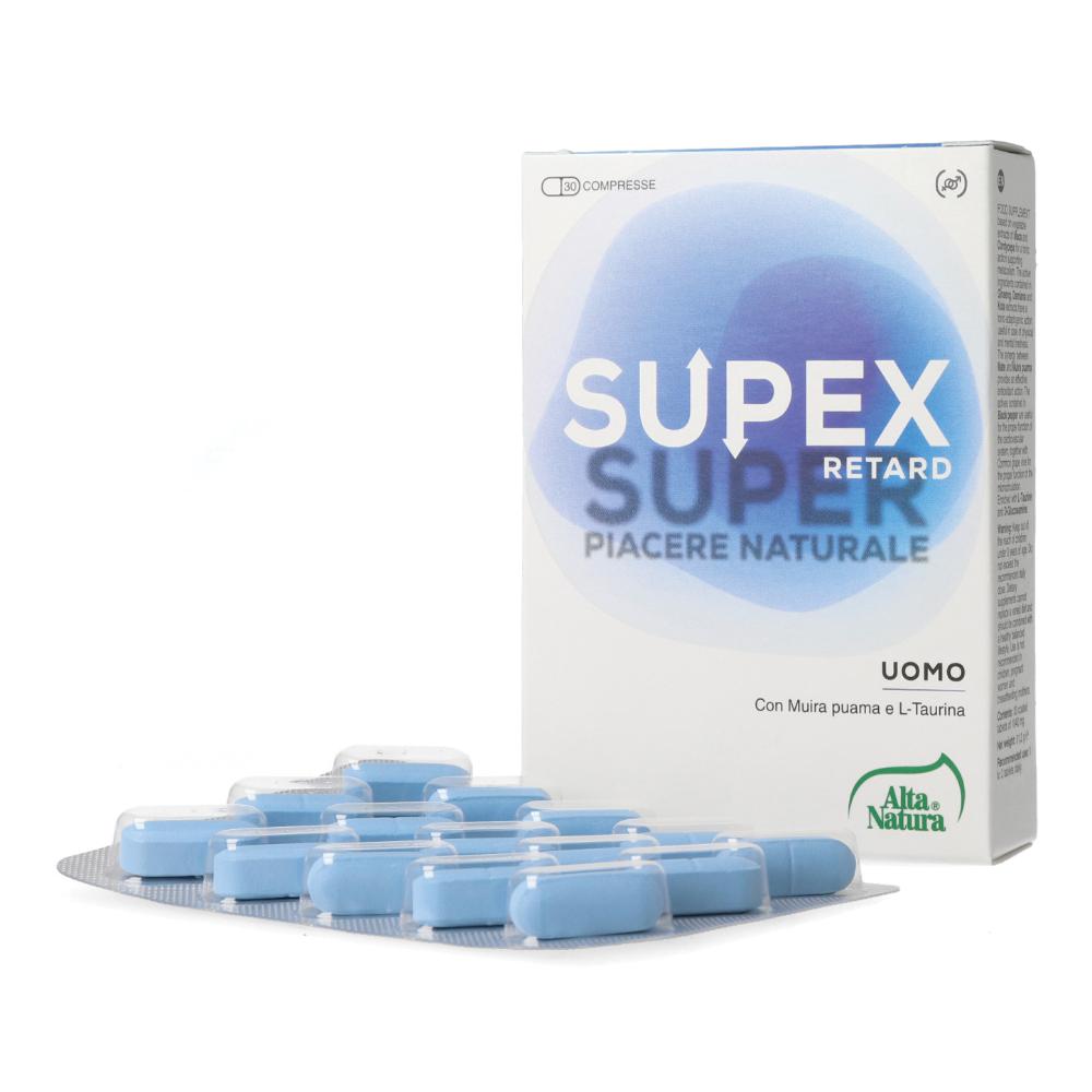 Super Retard Piacere Naturale Uomo Integratore Per Il Benessere Sessuale 30 Compresse