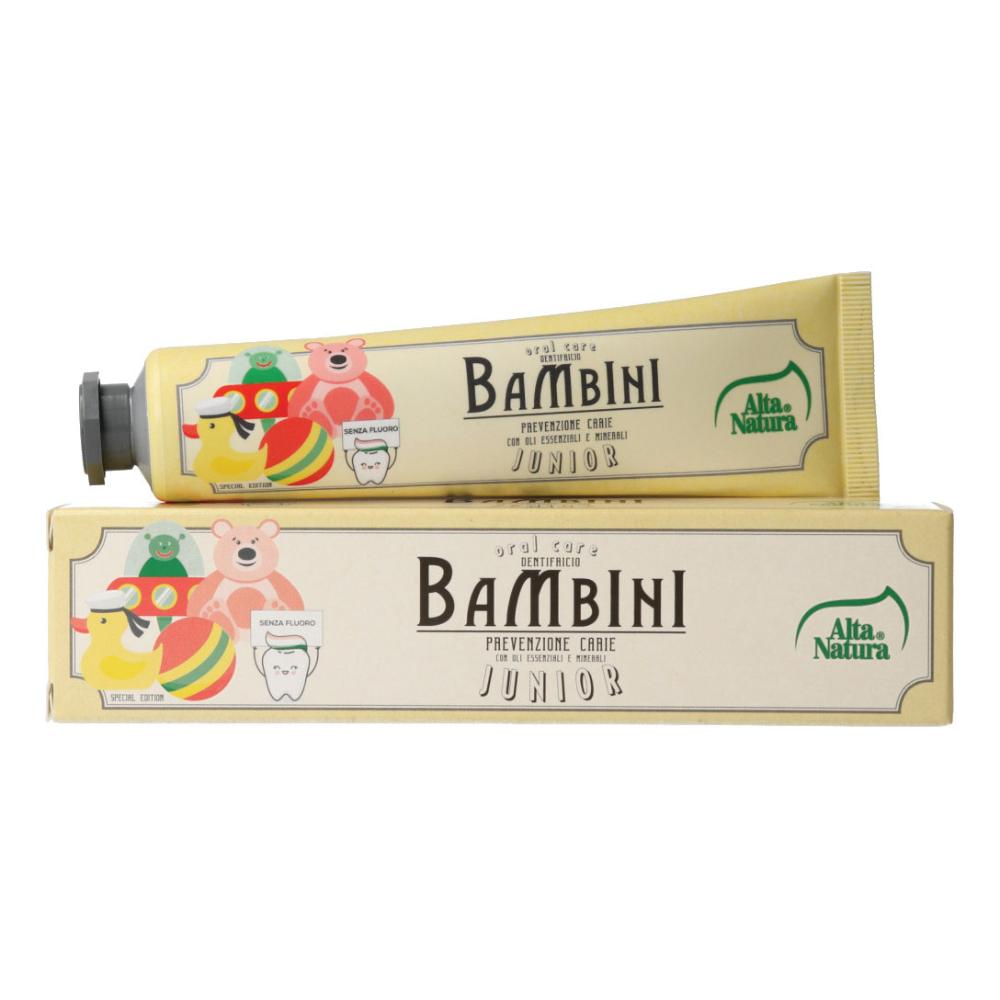 Alta Natura Oral Care - Dentifricio Bambini Prevenzione Carie Junior, 75ml — confronto prezzi