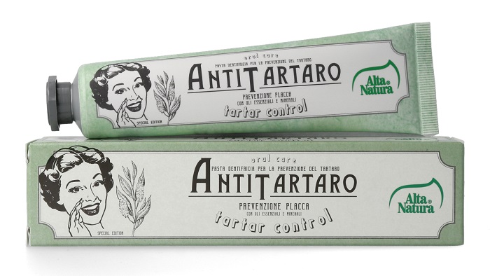 Alta Natura Oral Care - Dentifricio Anti Tartaro Prevenzione Placca, 75ml