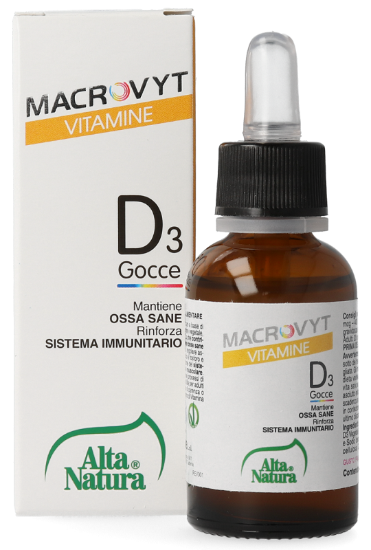 Macrovyt vitamina d3 veg gocce 30 ml — confronto prezzi