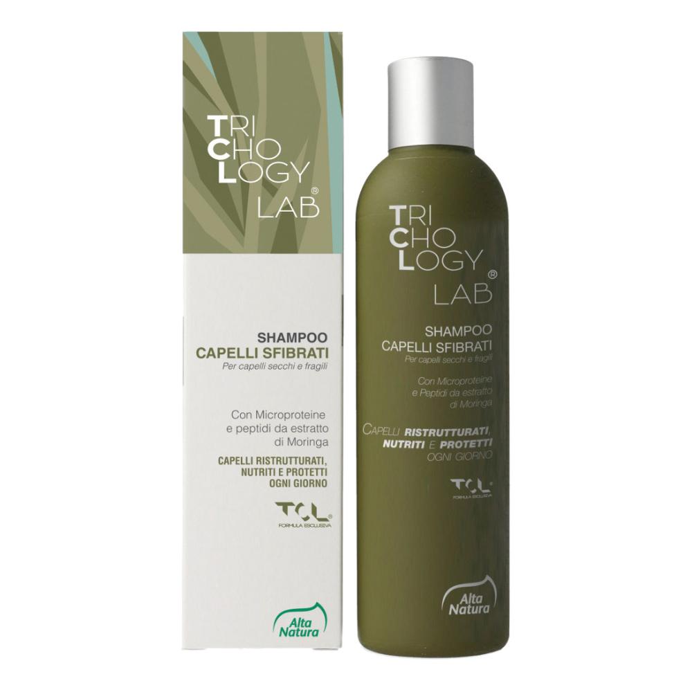 Alta Natura, Shampoo Capelli Sfibrati Trichology Lab, 250 ml